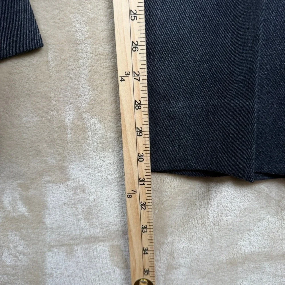 Brooks Brothers Mens 100% Wool Pleated Dress Pants Charcoal Grey 37x31